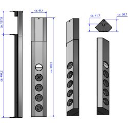 Zásuvková lišta pro Kuchyně CASIA