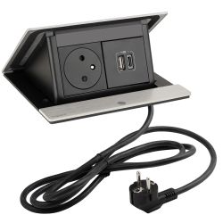 Legrand Pop-up, 1x 230 V + 1x USB A / C