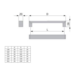 madlo Morning, broušený nikl