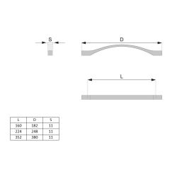 madlo Luvi, matný chrom