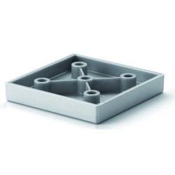 Nábytková nožička FP006, 60x60 mm, šedá RAL9006