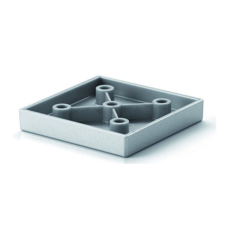 Nábytková nožička FP006, 60x60 mm, šedá RAL9006