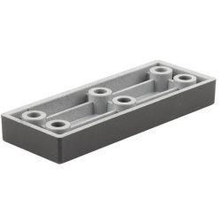 Nábytková nožička FP007, 80x30 mm, šedá RAL 9006