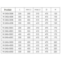 Výsuvný šatní koš na prádlo NOVUM 170 mm, antracit