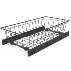 Výsuvný šatní koš na prádlo NOVUM 170 mm, antracit