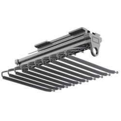 Výsuvný věšák na kalhoty, WB-670, antracit