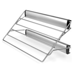 Výsuvný věšák na kalhoty boční, 3314-P22, stříbrný