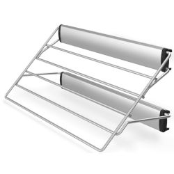 Výsuvný věšák na kalhoty boční, 3314-P24, šedý