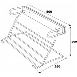 Věšák na kalhoty a sukně