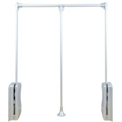 Sklopná šatní tyč na ramínka STRONG, 690-920 mm