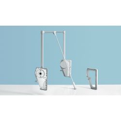 Sklopná šatní tyč HETTICH DuoLift 18