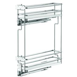 Výsuvný koš do horní skříňky, Galaxy, chrom