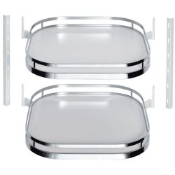 Otočný koš do horní skříňky, TurnMotion II, Arena Classic, bílá