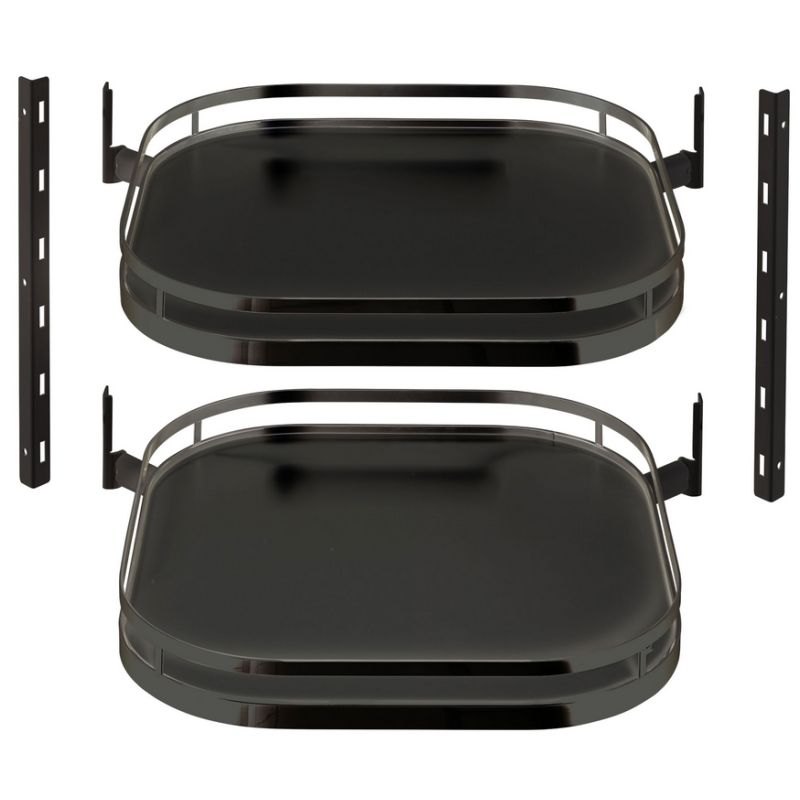 Otočný koš do horní skříňky, TurnMotion II, Arena Style, antracit