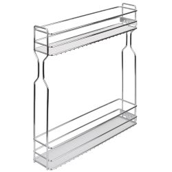 Koš se skrytým výsuvem s tlumením, 150 mm