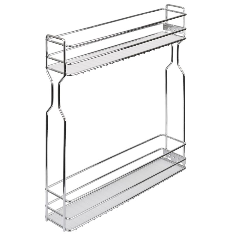 Koš se skrytým výsuvem s tlumením, 150 mm