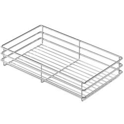 Závěsný koš - celodrátěný - 90°, chrom