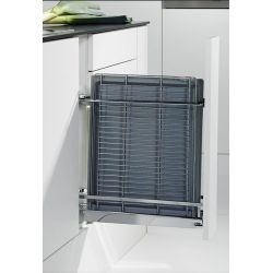 Výsuvný koš 90° s držákem na plechy