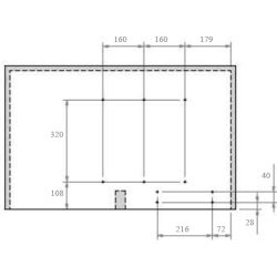 Mechanismus s košmi s vysunutím vnější i vnitřní části