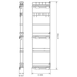 Výsuvný koš na čistíce prostředky
