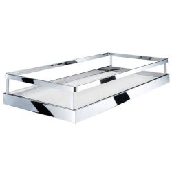 Samostatný koš Tandem II., Arena Style, chrom