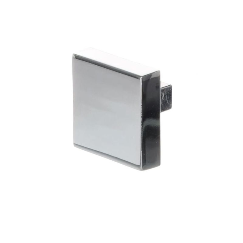 hranatý knopek Nalia XK08, lesklý chrom