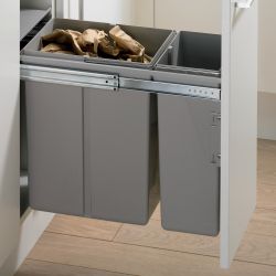 Odpadkový koš Bin.it Duo I, PVC