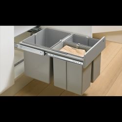 Vestavěný odpadkový koš Bin.it Trio - 400