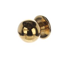 kulatý knopek Azoa XK12, průměr 20 mm, zlatá lesklá