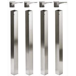 Stolní noha Afio, nerez