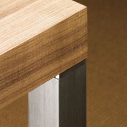 Stolní noha Afio, nerez