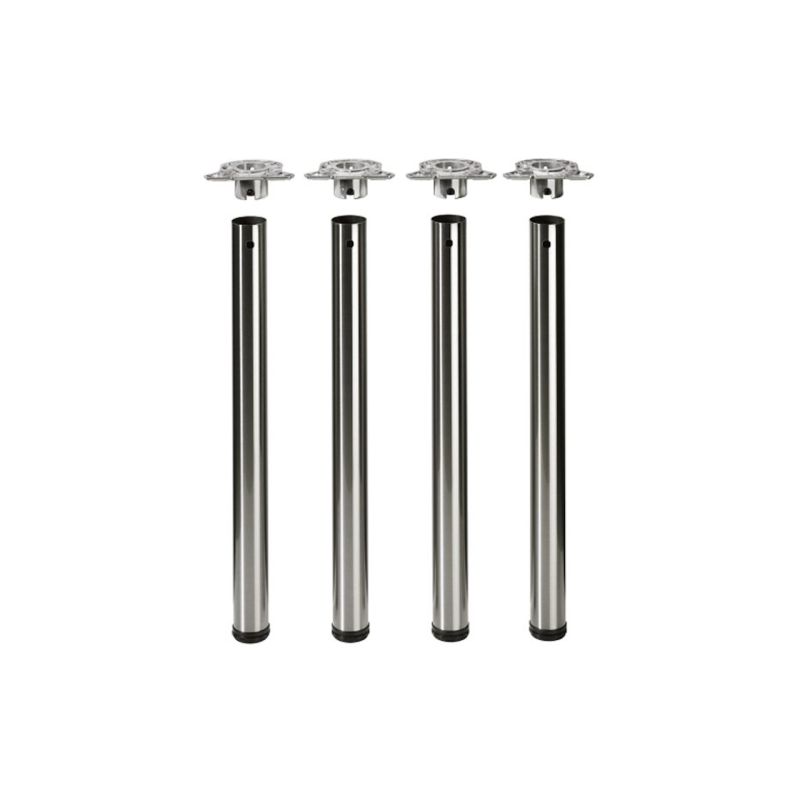 Stolní noha Efua, lesklý chrom