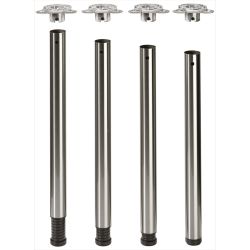 Stolní noha Femi, lesklý chrom