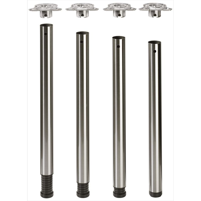 Stolní noha Femi, lesklý chrom