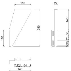 Příchyt krycího plechu ST313/1