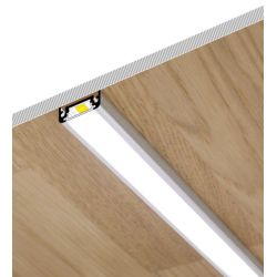 Profil pro LED pásky, Surface, stříbrný elox