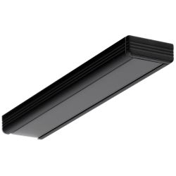 Profil pro LED pásky, Surface, černý matný