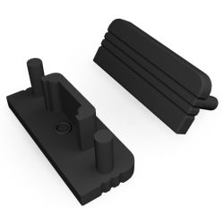 Koncovky k profilu Surface, černé (pár)