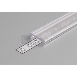 Krycí lišta, naklapávací, průsvitná