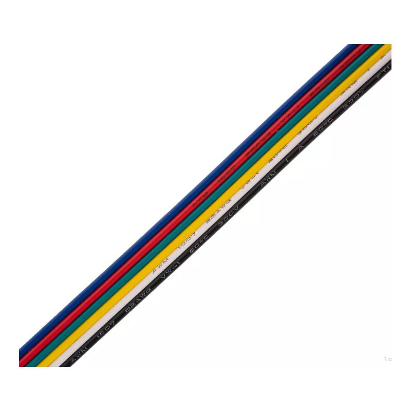 plochý kabel pro RGBCCT LED pásek (šestilinka)