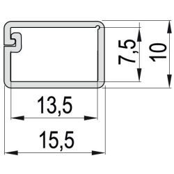 Elektroinstalační lišta velká