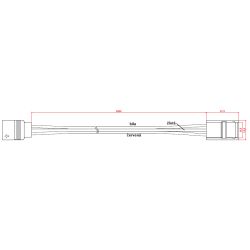 Kábel k All in jednotke, pre CCT COB LED pásik