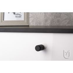 knopka Mella, černá matná