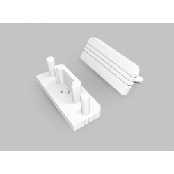 Koncovky k profilu Surface, Bíle (pár)