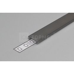 Krycí lišta, naklapávací, černá