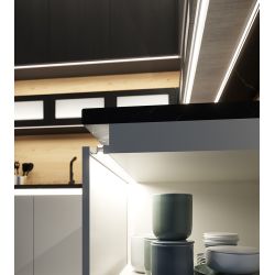 Profil pro LED pásky, Lucera, Stříbrný elox