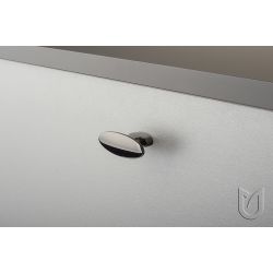 knopek Graffito, nikl tmavý lesklý