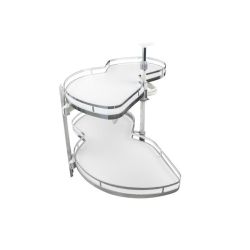 Rohová výsuvná police ATM Suplimo WB-425, bílá, levá varianta