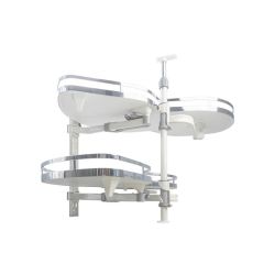 Rohová výsuvná police ATM Suplimo WB-425, bílá, levá varianta