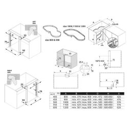 Rohová výsuvná police ATM Suplimo WB-425, bílá, levá varianta